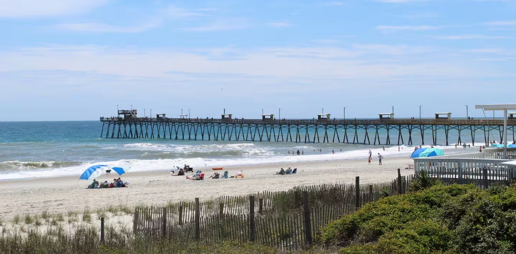 Beautiful Emerald Isle beach